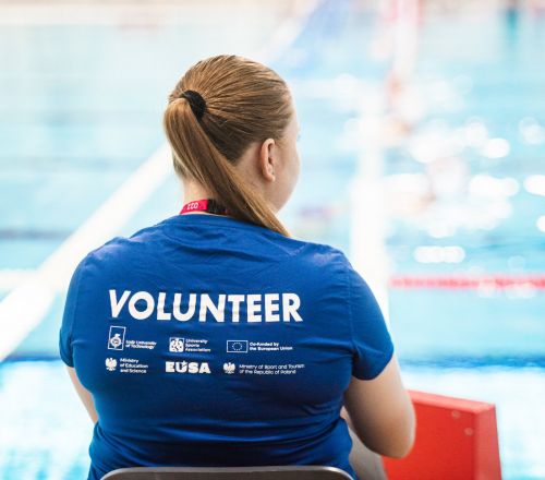 Volunteer at the 2023 European Universities Water Polo Championship 
